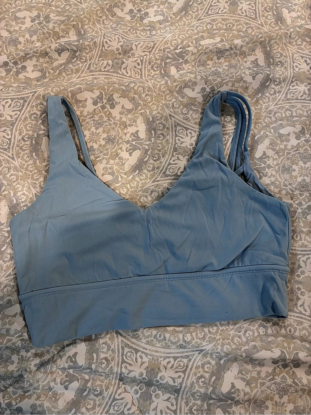 Buffbunny Women's Athletic Sports Bra Blue Size Large